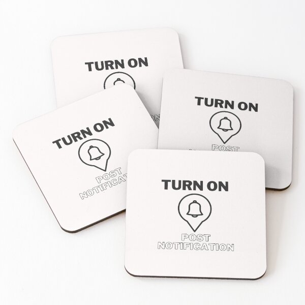 Item preview, Turn on content Post Notification designed and sold by otomworld.