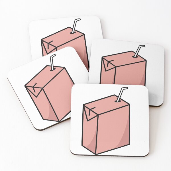 Item preview, pink juice box  designed and sold by disclaimersong.
