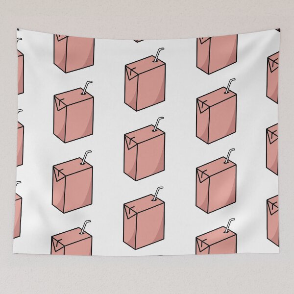 Item preview, pink juice box  designed and sold by disclaimersong.