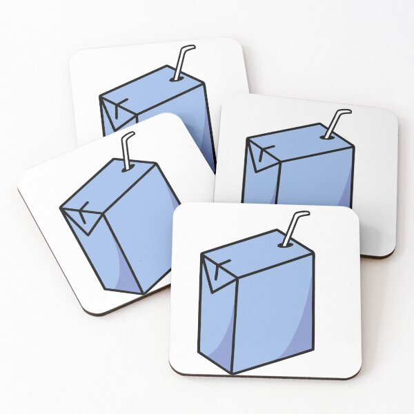 Item preview, blue juice box  designed and sold by disclaimersong.