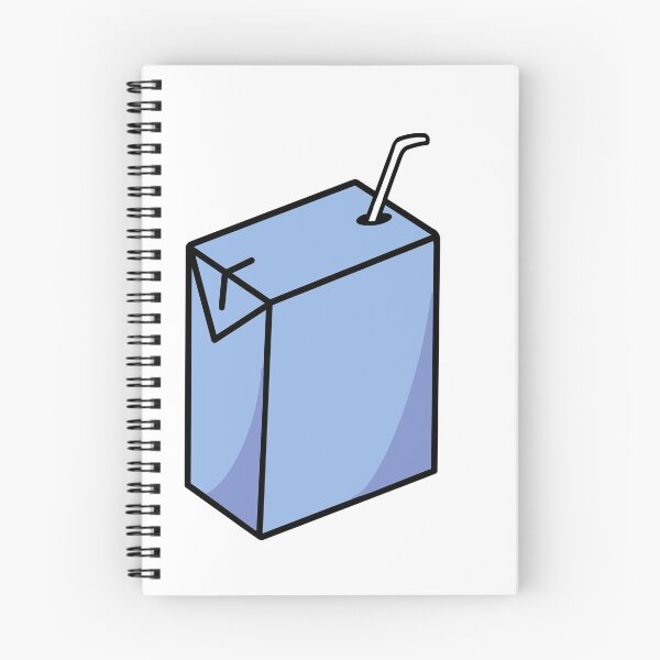 Item preview, blue juice box  designed and sold by disclaimersong.