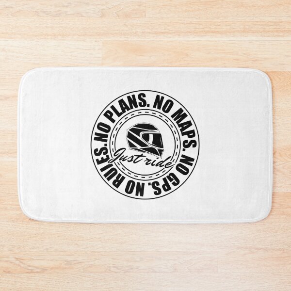 Item preview, No plans, No Maps, Just Ride, Motorcycle helmet designed and sold by Minimalist Quotes and Sayings.