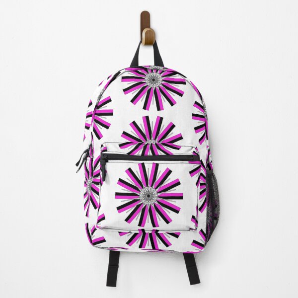 Artikelvorschau, Radspeichen-Blumenmuster geometrisches einfaches buntes Design entworfen und verkauft von Geo Artwork.