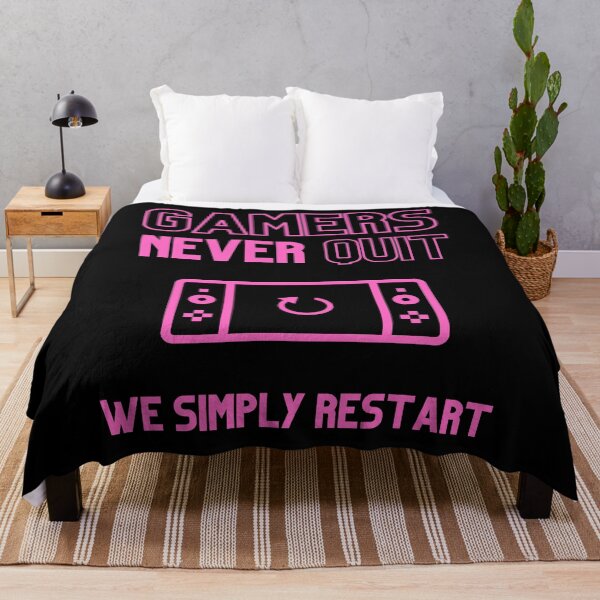 Item preview, Gamers Never Quit We simply restart designed and sold by Quineveer Alice.