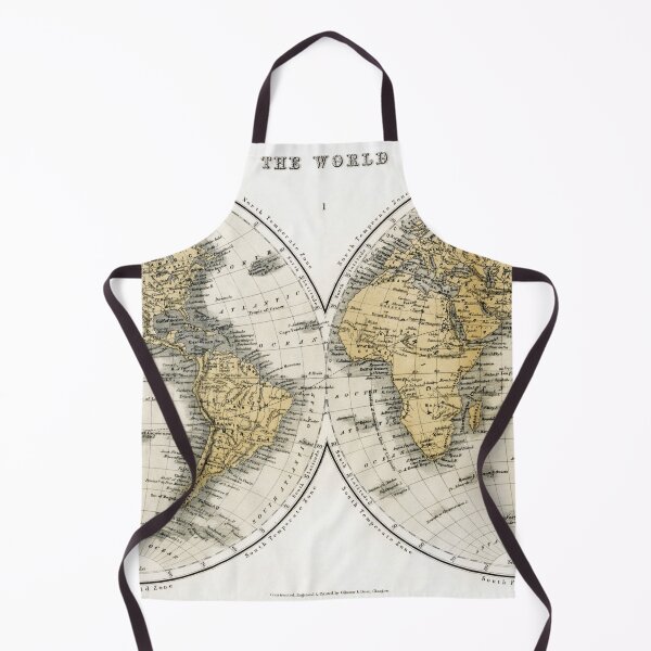 Item preview, Vintage World Map designed and sold by redoARTstore.