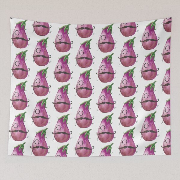 Item preview, Hipster Eggplant designed and sold by sarahvogelart.