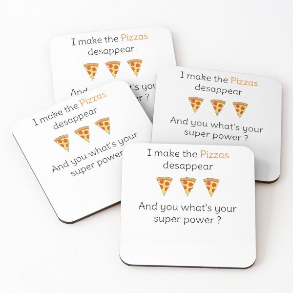 Item preview, Copie de I make the pizzas disappear designed and sold by malo Barbier.