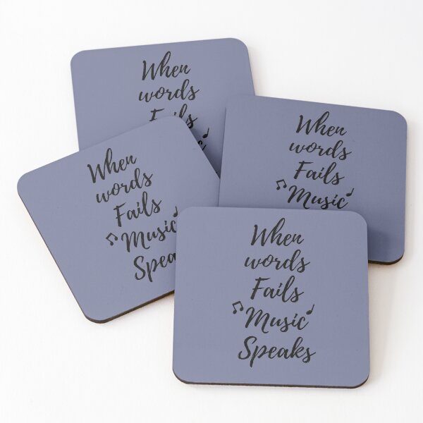 Item preview, When words fail music speaks designed and sold by CricketDoodles.