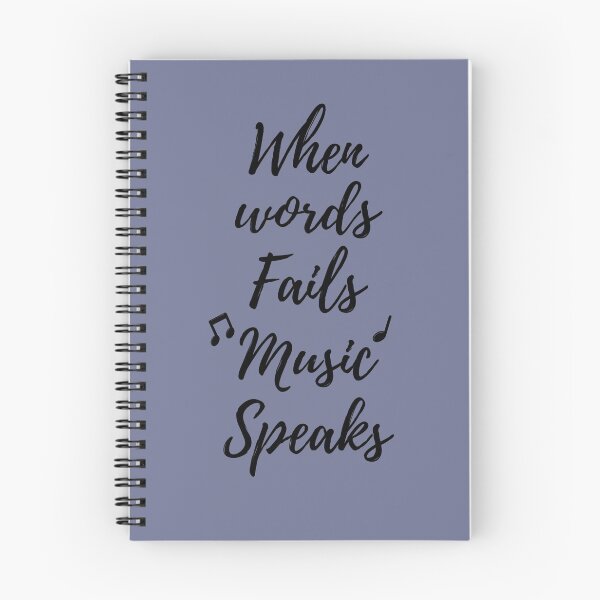 Item preview, When words fail music speaks designed and sold by CricketDoodles.