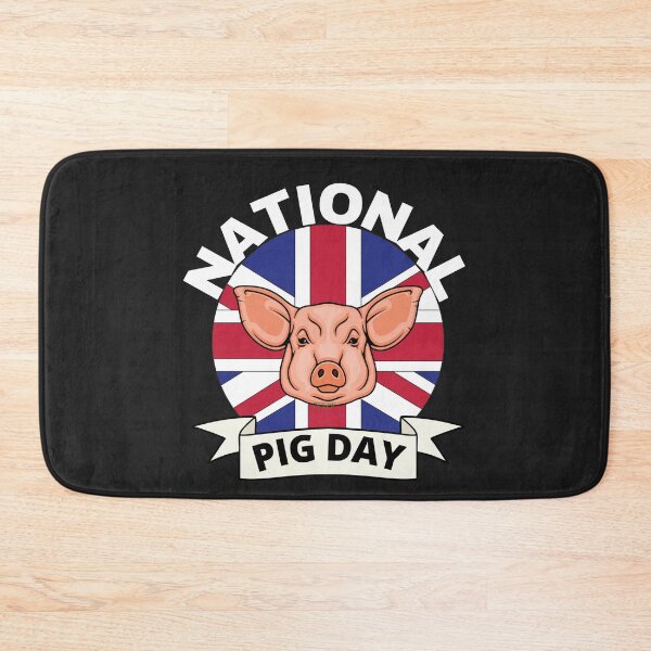 Item preview, NATIONAL PIG DAY, BRITISH PIG, BRITISH FLAG, PIGS HEAD,  designed and sold by R B Chrystal.