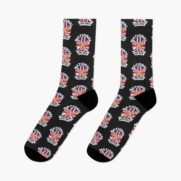 Item preview, NATIONAL PIG DAY, BRITISH PIG, BRITISH FLAG, PIGS HEAD,  designed and sold by R B Chrystal.