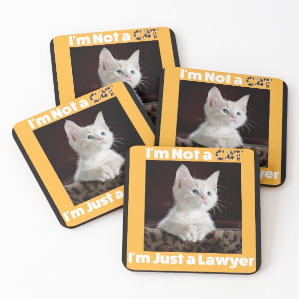 Item preview, I'm Not a Cat, I'm Just a Lawyer designed and sold by fdbweiss.