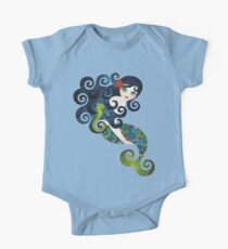 Aquamarine Mermaid Kurzärmeliger Einteiler