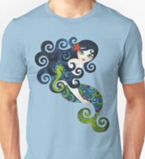 Aquamarine Mermaid Slim Fit T-Shirt