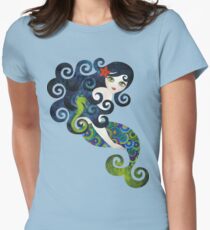 Aquamarine Mermaid Women's Fitted T-Shirt