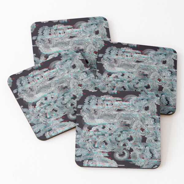 Item preview, Glitch marble pattern  designed and sold by ANAKOTO.
