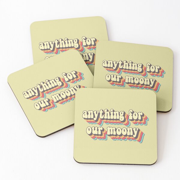Item preview, Anything for Our Moony Retro Vintage Text Aesthetic designed and sold by TeeZazzle.