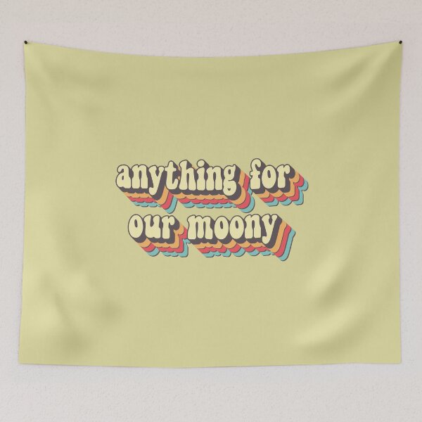Item preview, Anything for Our Moony Retro Vintage Text Aesthetic designed and sold by TeeZazzle.