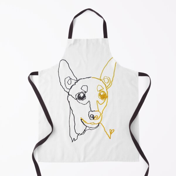 Item preview, Mini pincher ambidextrous line drawing designed and sold by orangerinka.