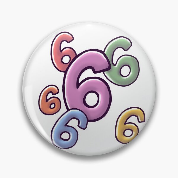Item preview, The Amazing Number #6 Six designed and sold by Pelumii.