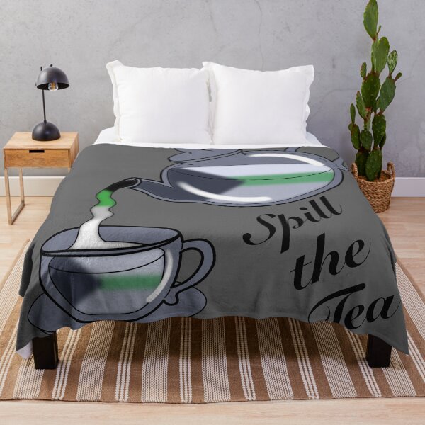 Item preview, Spill the tea Demiromantic Flag designed and sold by NerdyCupcake559.