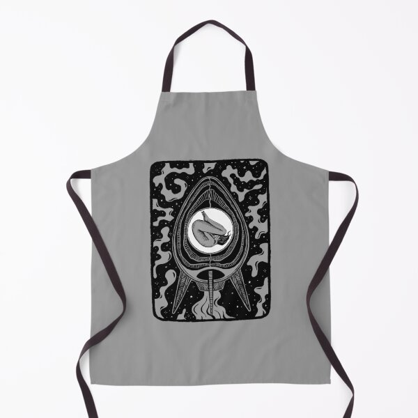 Item preview, The girl in the rocket in the form of an egg. Monochrome print. designed and sold by SayukOlga.