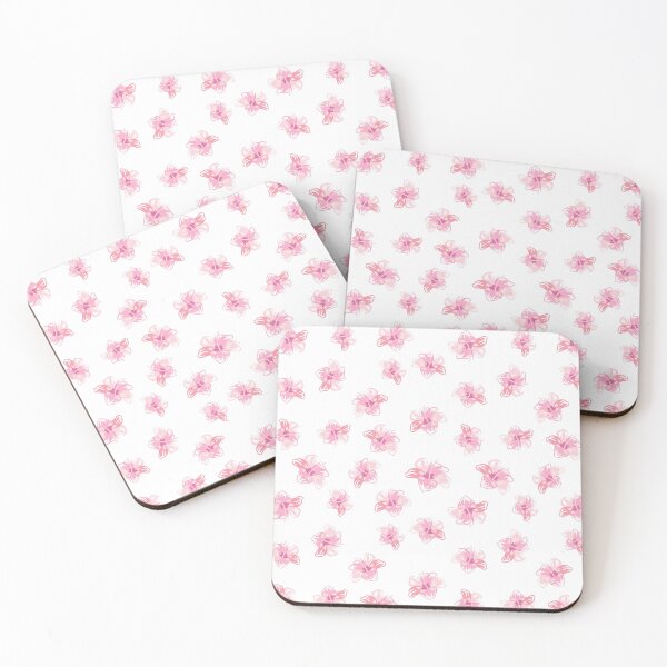 Item preview, Pink Hibiscus Flowers designed and sold by BitsndPieces.