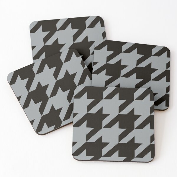 Item preview, Black and Gray Houndstooth Large designed and sold by Feeling Artsy.