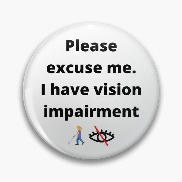 Item preview, I have vision impairment line - female version designed and sold by HuyN95.