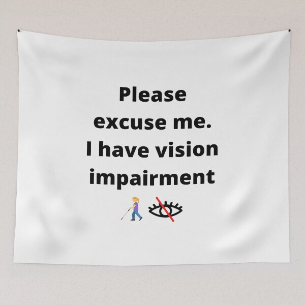 Item preview, I have vision impairment line - female version designed and sold by HuyN95.