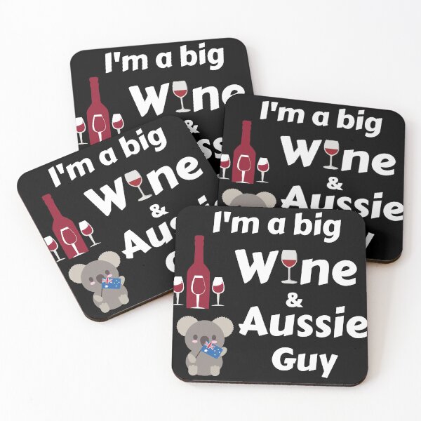 Item preview, I'm A Big Wine And Aussie Guy designed and sold by Johan Liebert.