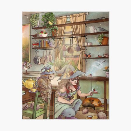 Kitchen Witch Art Board Print