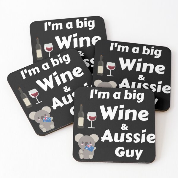 Item preview, I'm A Big Wine And Aussie Guy designed and sold by Johan Liebert.