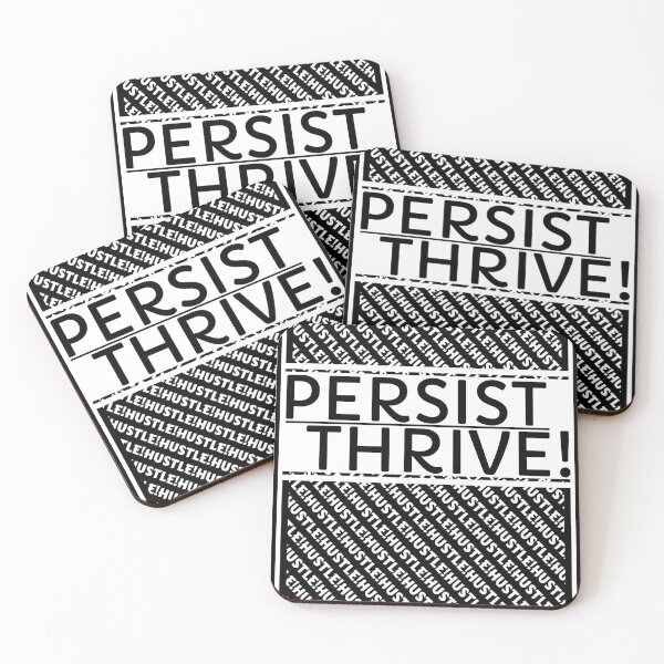 Item preview, Hustle Persist Thrive designed and sold by Masayakana.