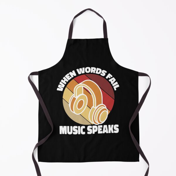 Item preview, When Words Fail Music Speaks designed and sold by ColoredRatio.