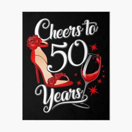 50th Birthday. 50 years old women, ladies | Photographic Print