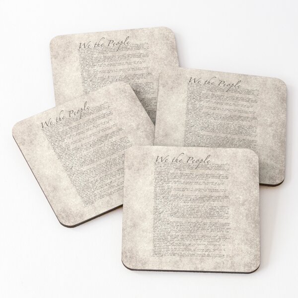 Item preview, US Constitution The Bill of Rights on parchment paper designed and sold by FlagsandSymbols.