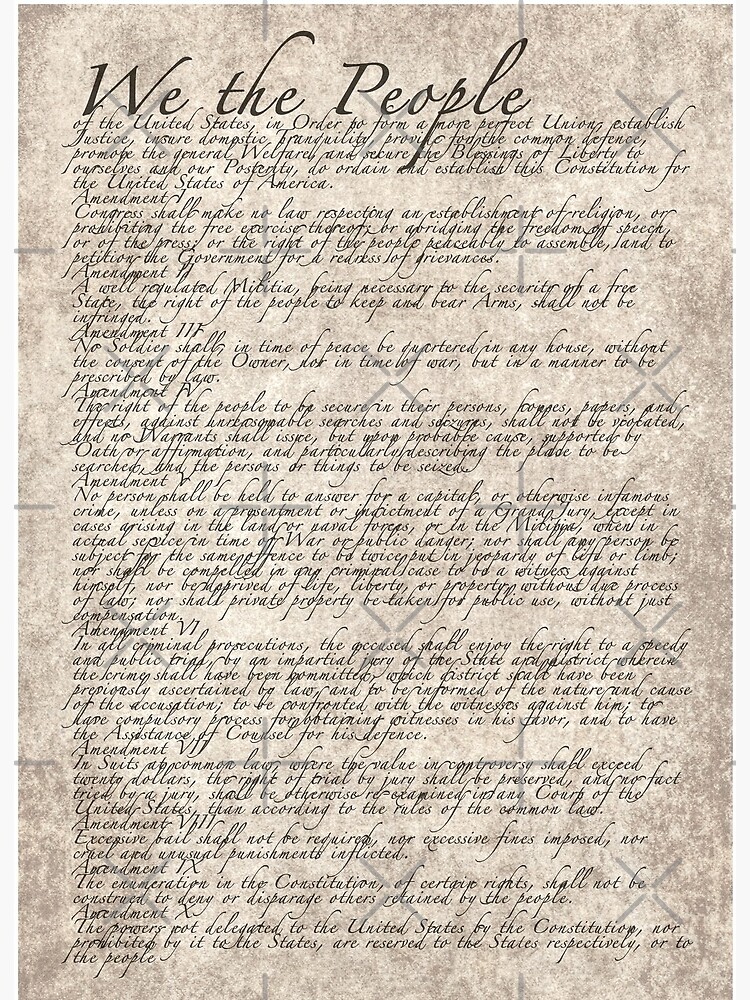 Pocket Constitution: The Declaration of Independence, Constitution of the  United States, and Amendments to the Constitution.