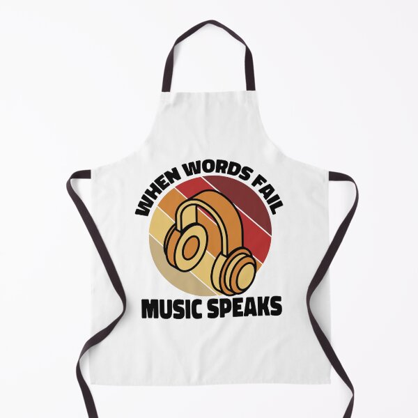 Item preview, When Words Fail Music Speaks designed and sold by ColoredRatio.