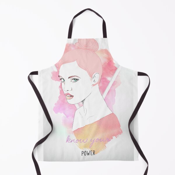 Item preview, girl in pink illustration know your power designed and sold by horseaddicted.