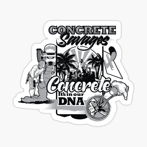 "Conrete Savage DNA" Sticker for Sale by AKAchele Redbubble