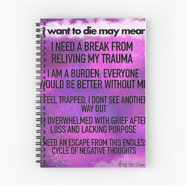 Item preview, Suicidal Ideation Simplified  designed and sold by Lauren-Cthulu.