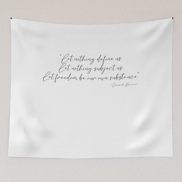 Item preview, Simone de Beauvoir Poem designed and sold by NiceShirtY.