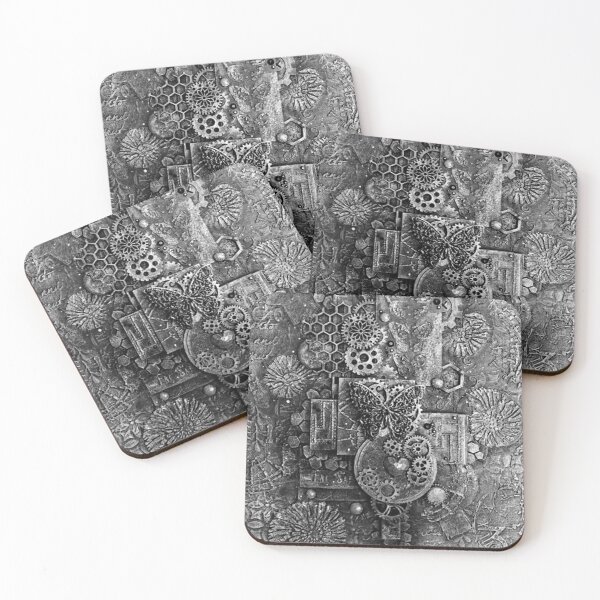 Item preview, mixed media art work in black and white designed and sold by SukoB34.
