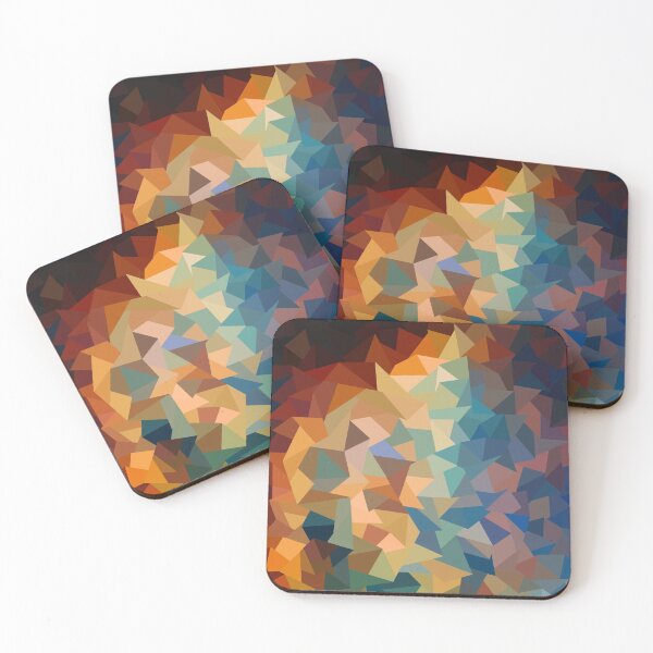 Item preview, Low Poly Geometric Medusa Nebula designed and sold by cassikraft.