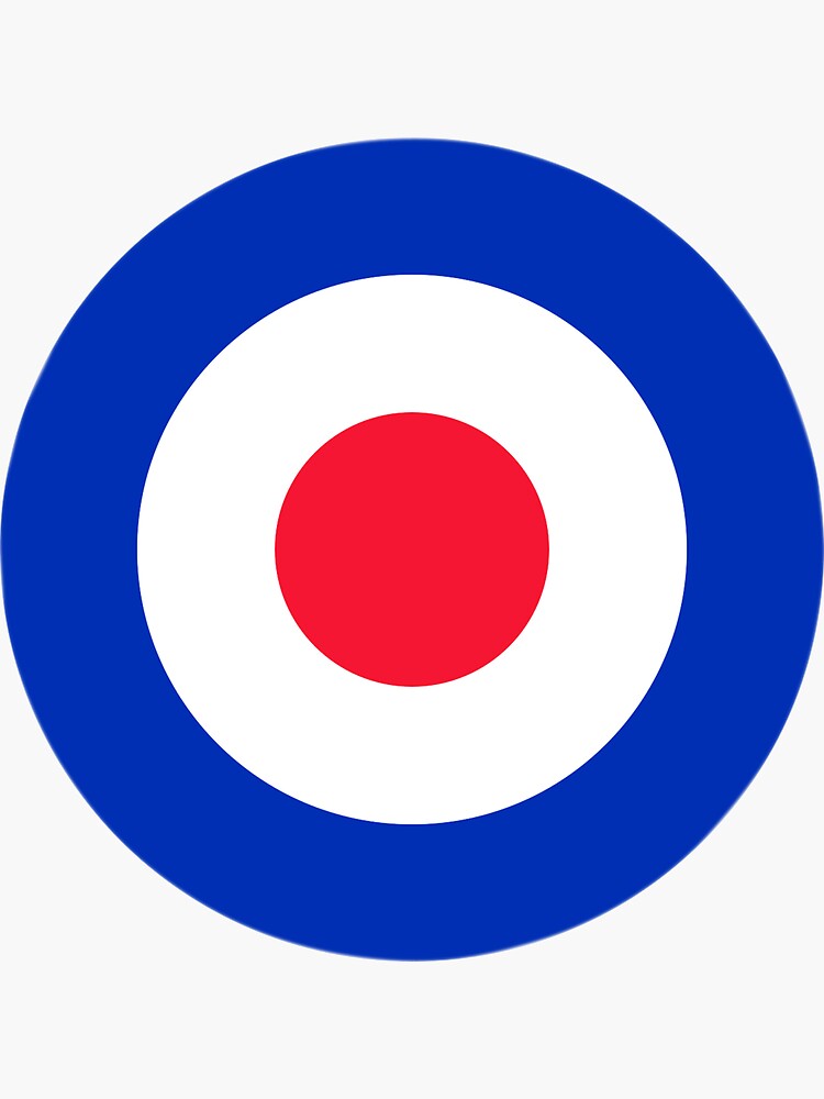 RAF Target Mod Cool Sticker Sticker For Sale By OldbabeTs Redbubble