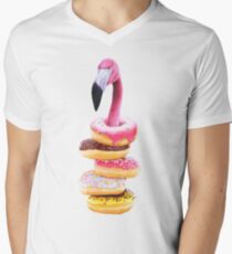 A Famished Flamingo Men's V-Neck T-Shirt