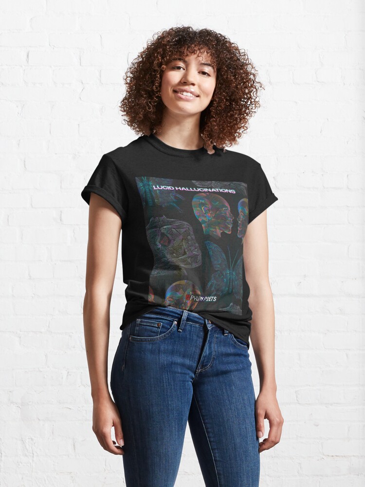 Alternate view of Lucid Hallucinations Artwork Classic T-Shirt