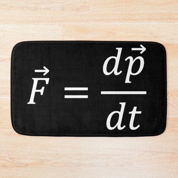 Item preview, newton's second law dark version designed and sold by NoetherSym.