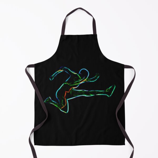 Item preview, fractal runner as a silhouette designed and sold by Nicole Bleck.